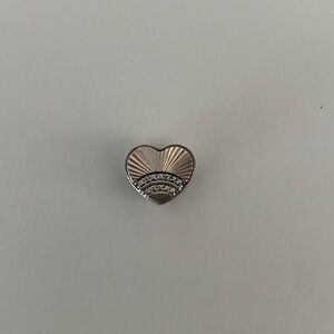 Pandora Sunburst Heart Charm